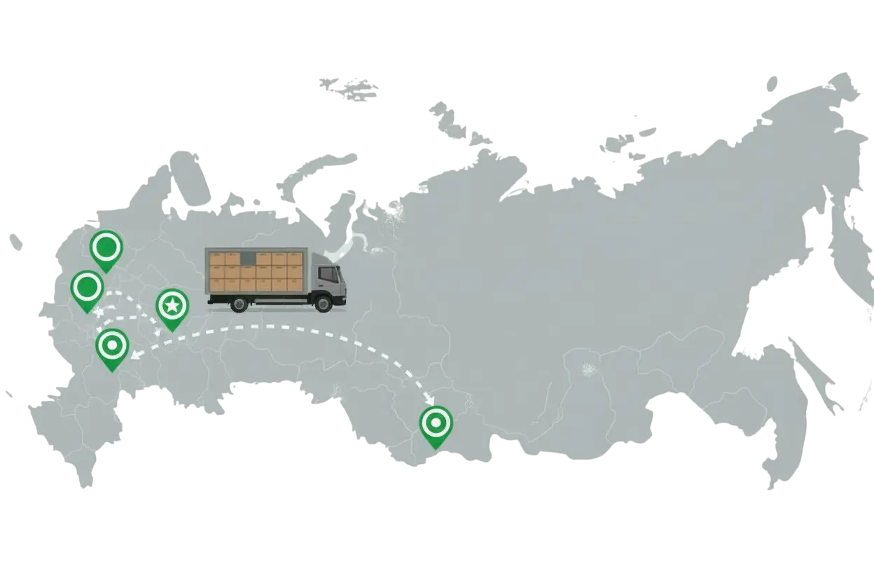 FTL (Full Truck Load) / Полная машина 1/2/5/10/20 тонн из Челябинска